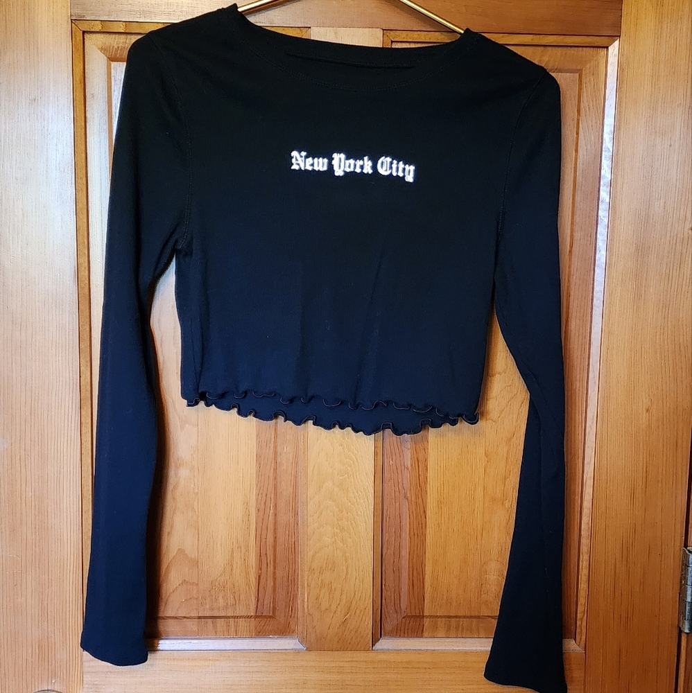Long Sleeve Crop Top